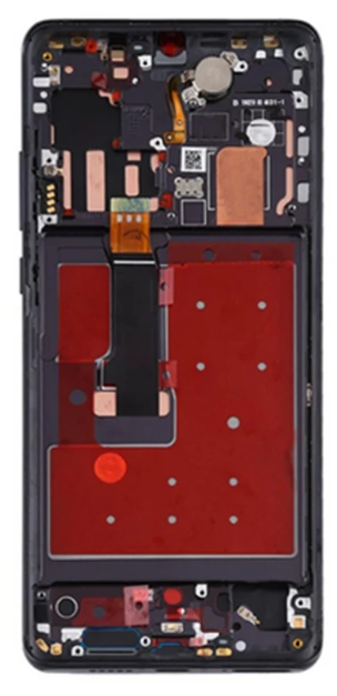 HUAWEI P30PRO SCREEN WITH FRAME BLACK