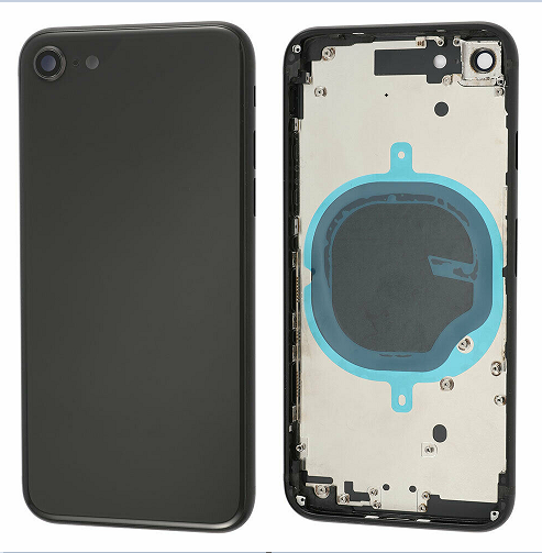 IPHONE 8G BACK HOUSING WITHOUT PARTS BLACK