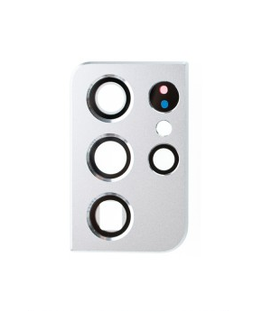 SAMSUNG S21ULTRA BACK CAMERA LENS WITH FRAME SILVER