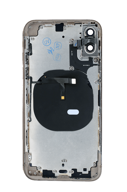 IPHONE XS BACK HOUSING WITH VOLUME POWER FLEX GOLD