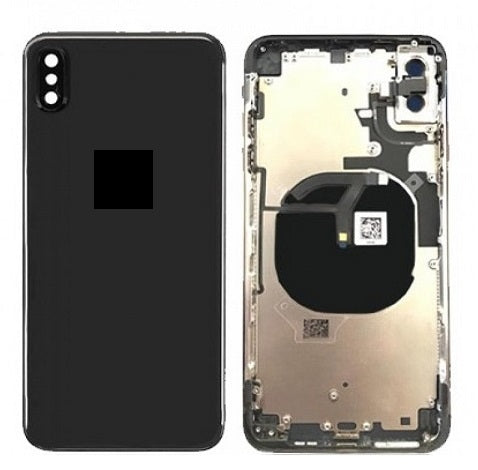IPHONE XS MAX BACK HOUSING WITH VOLUME POWER FLEX BLACK