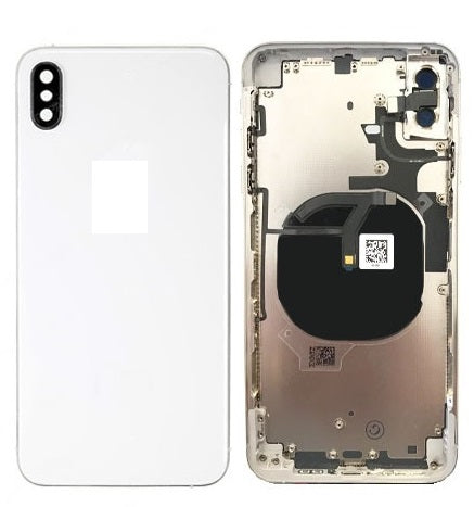 IPHONE XS MAX BACK HOUSING WITH VOLUME POWER FLEX WHITE