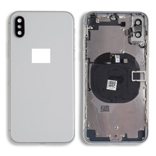 IPHONE X BACK HOUSING WITH VOLUME POWER FLEX WHITE