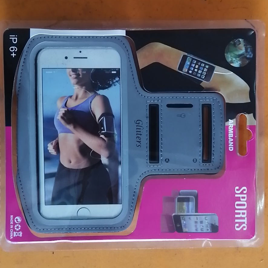 Sweatproof universal running sports phone armband with key holder