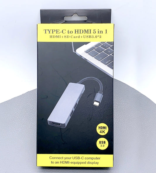 Type-C to hdmi adapter 5 in 1