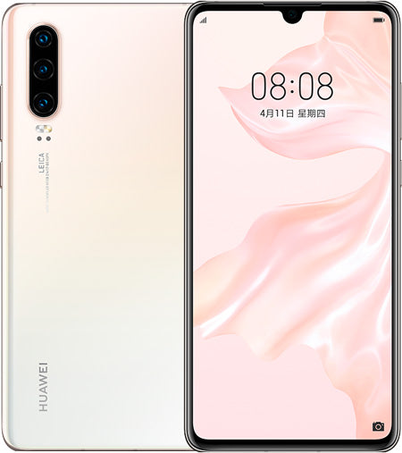 HUAWEI P30 BACK GLASS PEARL WHITE