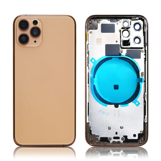 IPHONE 11PRO MAX BACK HOUSING WITHOUT PARTS GOLD