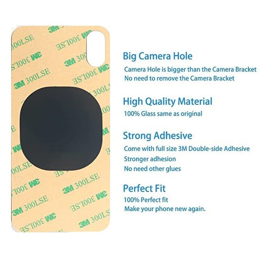 IPHONE X 3M DOUBLE STICKER FOR BACK GLASS