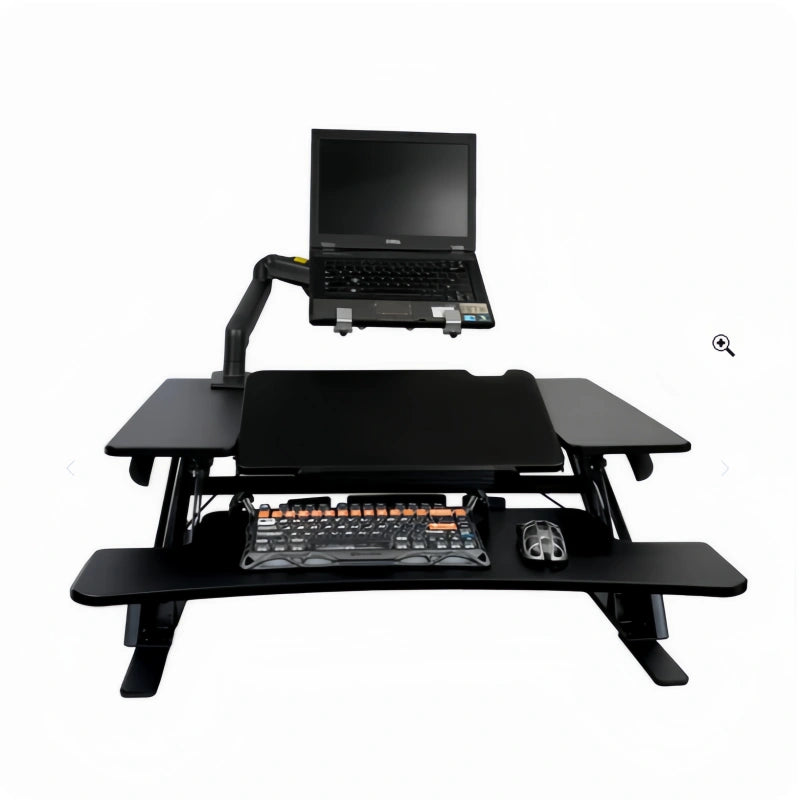 ONLINE Sit Stand Desk Adjustable Riser Ergonomic Work Station 890x522mm GSD06B