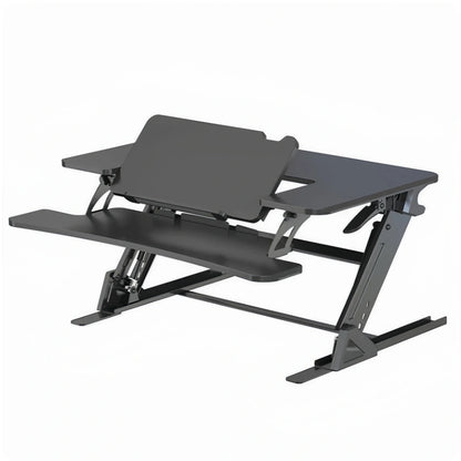 ONLINE Sit Stand Desk Adjustable Riser Ergonomic Work Station 890x522mm GSD06B
