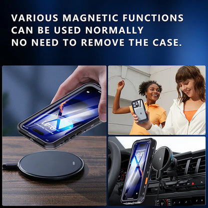 Case for iPhone 17 pro 6.3 Waterproof MagFIt