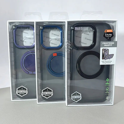 Case for Iphone 15 6.1 Frostring MagFit 360 Ring Holder