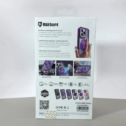 Case for Iphone 15 Pro 6.1 Frostring MagFit 360 Ring Holder