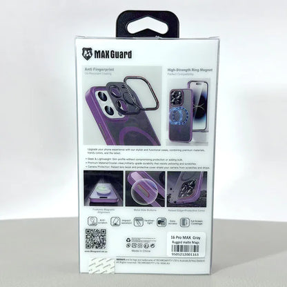 Case for iPhone 16 6.1 Maxguard Matte Rugged MagFit