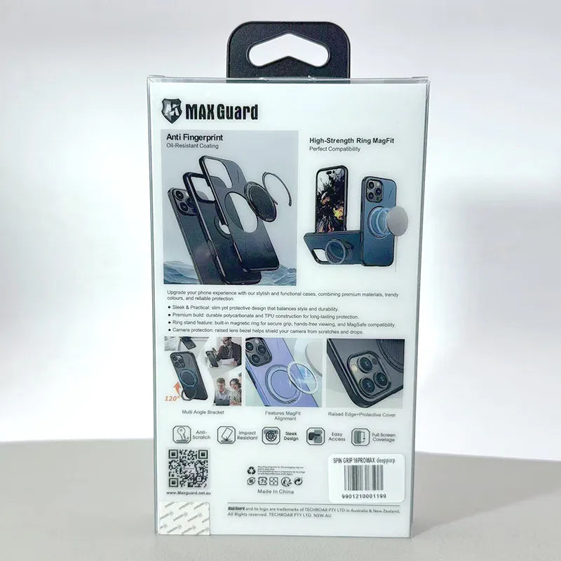 Case for Iphone 16 Pro 6.3 Maxguard Spin Grip MagFit