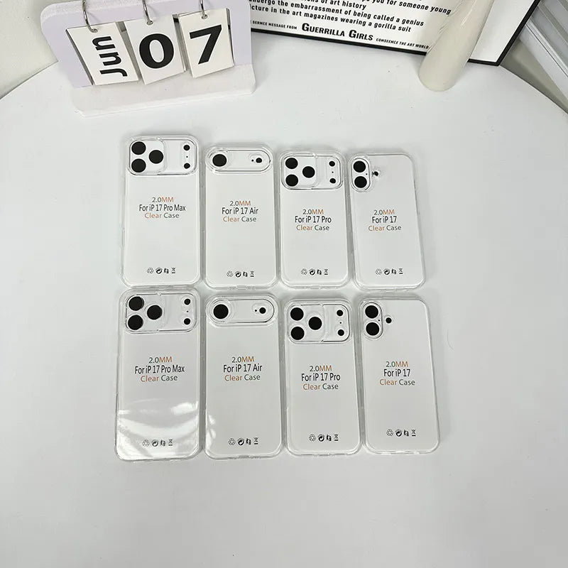 Case for iPhone 17 Air 6.6 2MM Soft tpu