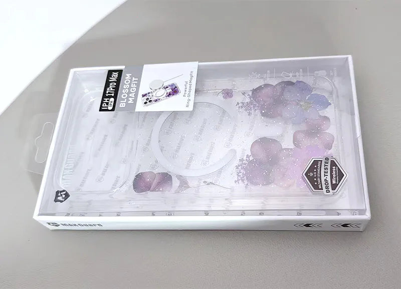 Case for Iphone 16 6.1 Kinglink Real Flower Blossom MagFit