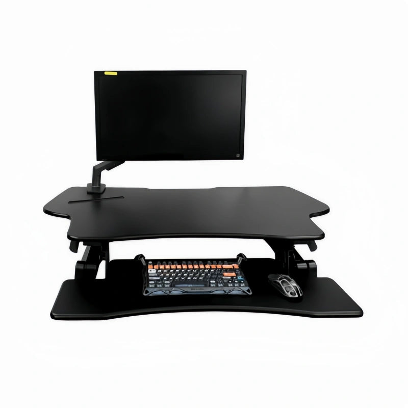 ONLINE Sit Stand Desk Adjustable Riser Ergonomic Work Station 1200x590mm GLD07L