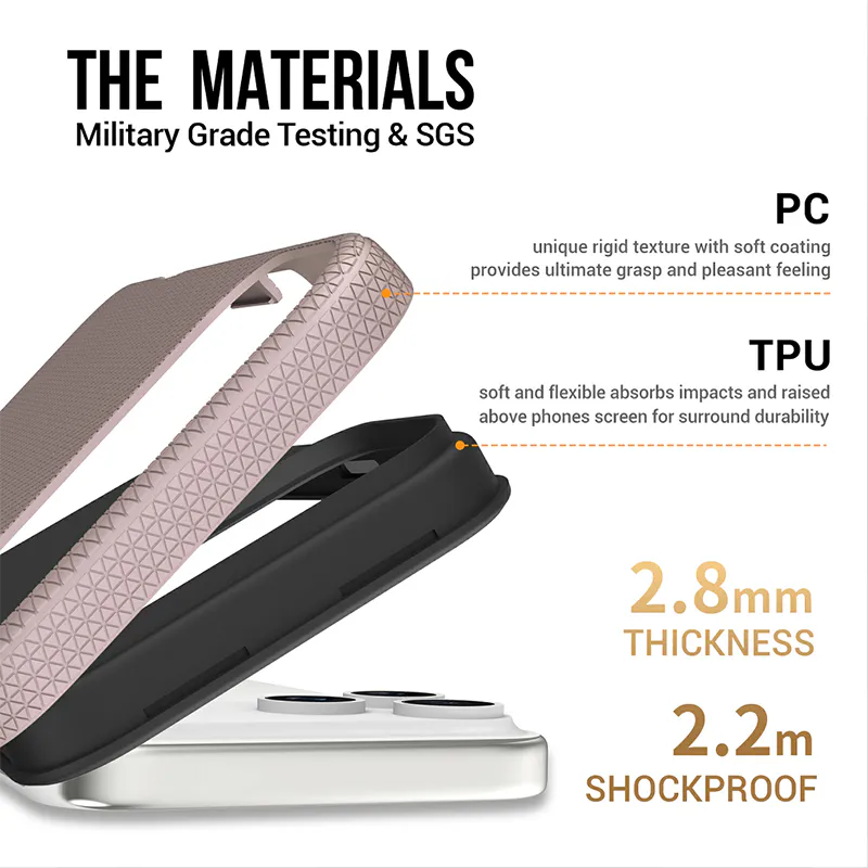 Case for iPhone 17 Pro max 6.9 triangle series thin color baocai