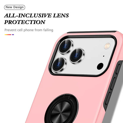 Case for iPhone 17 Pro 6.3 Kinglink Mag Ring with Kickstand