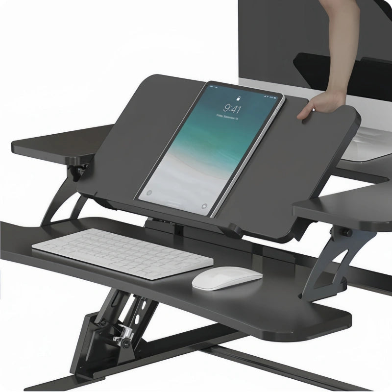 ONLINE Sit Stand Desk Adjustable Riser Ergonomic Work Station 890x522mm GSD06B
