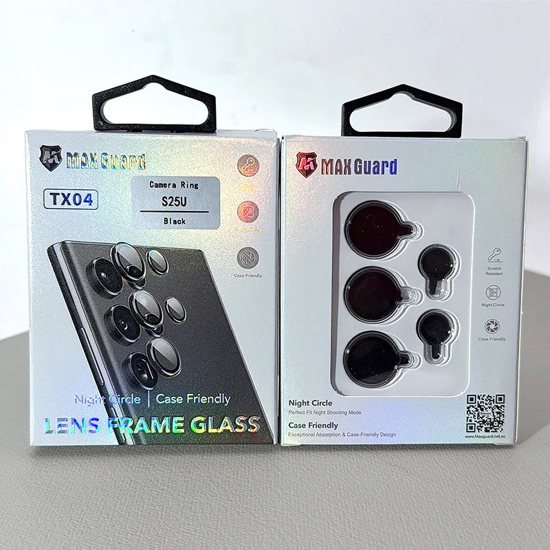 Alloy Lens shield camera ring screen protector for Samsung