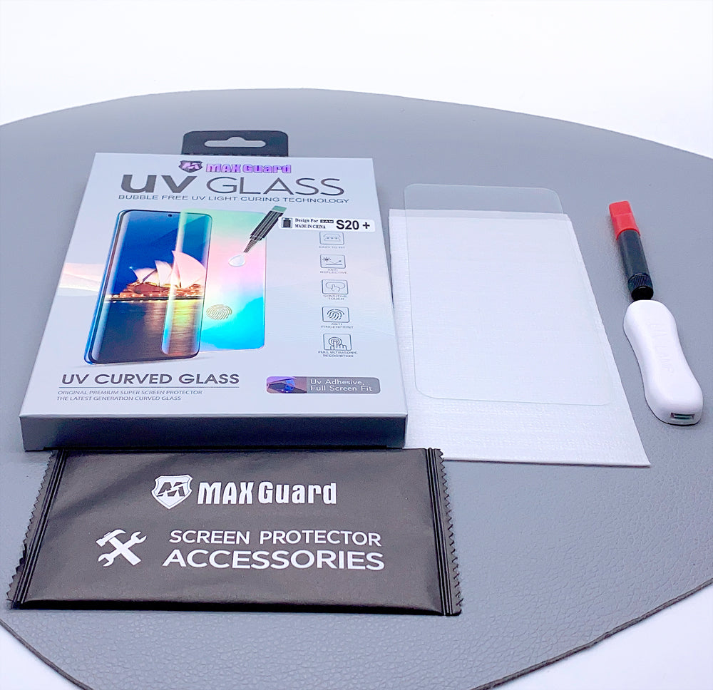 Samsung UV light glue glass screen protector