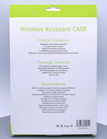 iPad 7th 10.2 magnetic wireless bluetooth keyboard pouch case (IPad 9th 10.2 Fit)