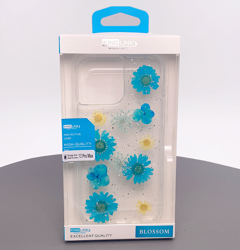 iPhone 15 6.1 real flower blossom case