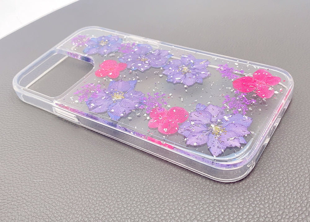 iPhone 15 Pro 6.1 real flower blossom case