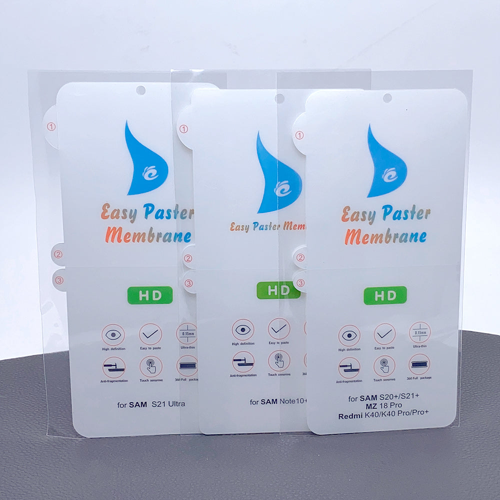 Easy paster membrane screen protector for Samsung S/Note Series