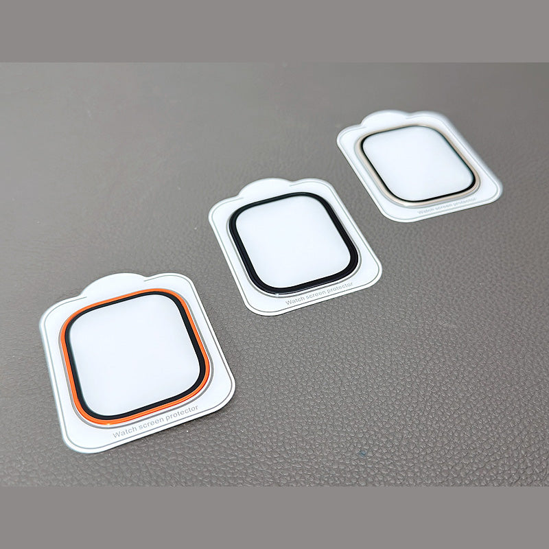 Aluminium glass screen protector For Apple Watch