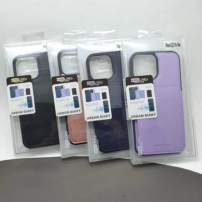 iPhone 12 Pro max 6.7 Kinglink urban diary leather wallet case with magnetic (13 6.7 fit)