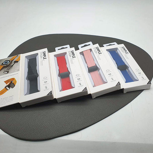 Samsung watch band with magnetic D-Buckle