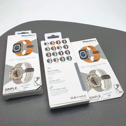 Samsung watch band with magnetic D-Buckle