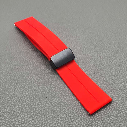 Samsung watch band with magnetic D-Buckle