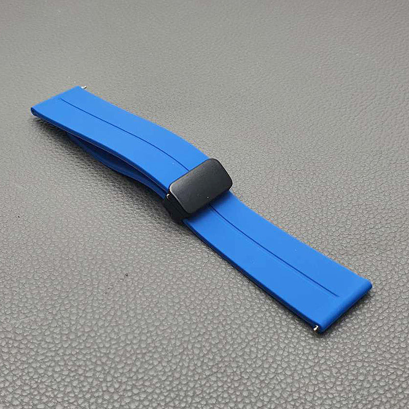 Samsung watch band with magnetic D-Buckle