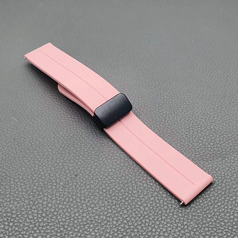 Samsung watch band with magnetic D-Buckle