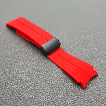 Samsung watch band with magnetic D-Buckle