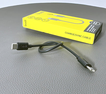 Budi 25cm PD 65W Fast Type-C to Type-C Cable  DC023TT025B