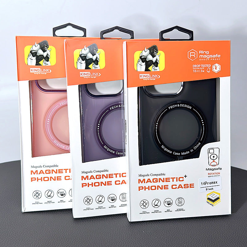 iPhone 13 Pro 6.1 Kinglink ring magsafe with rotation kickstand phone case