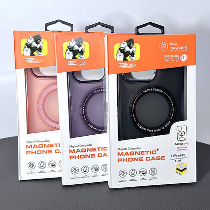 iPhone 13 Pro max 6.7 Kinglink ring magsafe with rotation kickstand phone case (12 pro max fit)