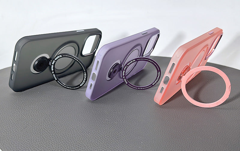 iPhone 14 6.1 Kinglink ring magsafe with rotation kickstand phone case (13 6.1 fit)