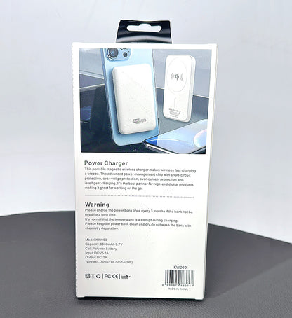 Kinglink 6000 mah MagSafe wireless power system bank KW060