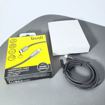 Budi 2m PD 65W Type-C to Type-C cable DC206TT20