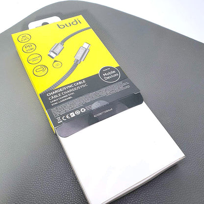 Budi 2m PD 65W Type-C to Type-C cable DC206TT20