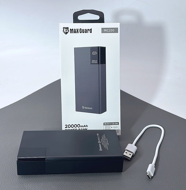 Maxguard 20000 mah PD QC 3.0 2USB+Type-C power bank MC200