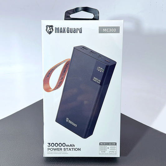 Maxguard 30000 mah PD QC 3.0 3USB+2Type-C power bank MC300