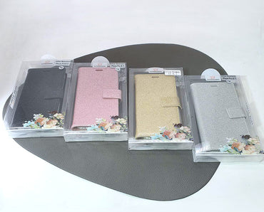 iPhone i7/8 glitter Bluemoon wallet case (i6/i7/i8 fit)