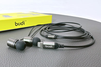 Budi HIFI metal earphone with Remote and Mic  headphone for iOS/Android EP03